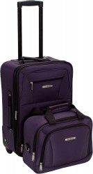 Rockland Fashion Expandable Softside Upright 2-Piece Luggage Set $33 at Amazon