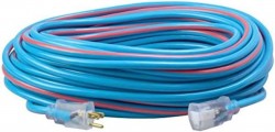 Southwire 12/3 100-Foot Neon Outdoor Extension Cord 