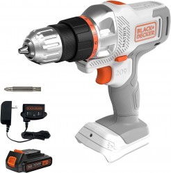 Black + Decker 20V MAX Matrix Cordless Drill/Driver Kit 