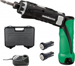 Metabo HPT 3.6V Cordless Lithium Ion Screwdriver Kit w/ Hard Case 