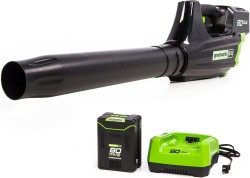GreenWorks 80V 500CFM Cordless Leaf Blower $135 at Amazon